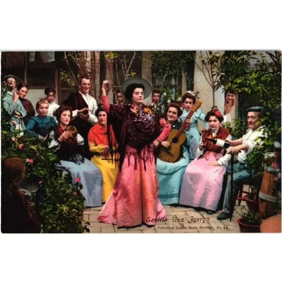 Sevilla Una Juerga Tomas Sanz No.44 Spain Postcard - Picture 1 of 2